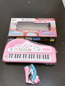 YUNLEO Kids Piano 37 Keys Mini Electronic Organ Musical Piano Teaching Keyboard With Microphone Educational Toys For Kid