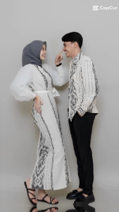 BAJU TENUN (PADMA COUPLE BROKEN WHITE): Gaya Keren & Desain Khas