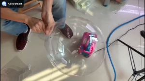 5PCS Transparent Bobo Ballon Christmas Bubble Balloons DIY Shiny Lights Ballon LED Light Up Balloons for Wedding Birthday Party Decoration