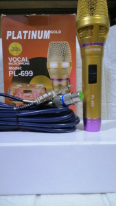 Platinum Gold PL-699 Model Heavy Duty Microphone with 10m Wire