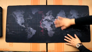 World Map Mouse Pad Large Extended Thickened Table Mat Rubber Waterproof Non-slip Computer Gaming Mouse Pad