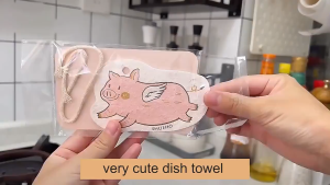 MixHome 《 𝗘𝗫𝗣𝗔𝗡𝗗𝗔𝗕𝗟𝗘 》Hangable Wood Pulp Sponge Reusable Dishwashing Kitchen Household Cleaning Scouring Pad Span Cuci 木浆海绵