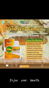 cucumber sea QnC Jelly Gamat Emas Asli 100% Original Ekstrak Teripang Emas Isi 300 ml