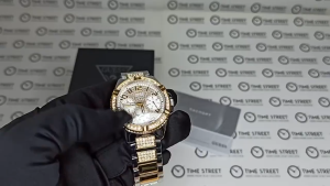 [Promo] Jam Tangan Wanita Guess W1156L5 Crystals Two Tone Stainless Steel Bracelet Original Garansi 2 Tahun [✔COD][100% Authentic]