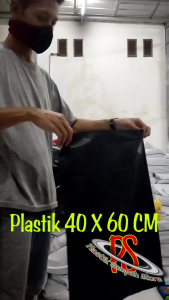 Kantong Plastik Sampah 40x60cm Pastik Pembungkus Sampah dll Hitam Tebal 40 x 60