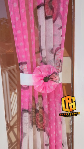 Gorden Kupu Kupu Tipis Hellokitty Pink Gorden Minimalis