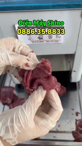 Máy Thái Thịt Tươi SốngThiết Kế Inox Bền Đẹp Thái Đa Dạng Kích Cỡ