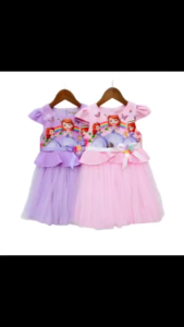 Angel Baby Sofia Dress (Pink and Purple)