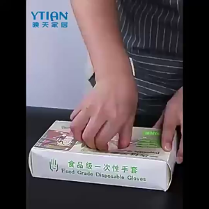 OnePlus ถุงมือพลาสติก ถุงมือแบบใส  แบบใช้ครั้งเดียวทิ้ง PE disposable gloves