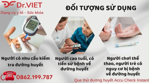 Que thử đường huyết ACCU CHECK Instant