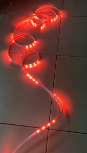 Lampu LED Strip Selang 3528/ 2835 100M AC 220V Merah Putih