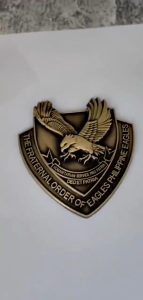 Metal Eagles Emblem Alloy Philippine Eagles Totem Auto Body Sticker Waterproof