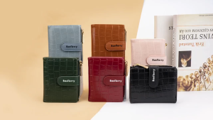 BAELLERRY N8327 Dompet Wanita Kecil Bahan Kulit PU Leather Premium BAEOS