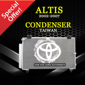 TOYOTA ALTIS 2002-2007 YEAR TAIWAN NEW CONDENSER/ KONDENSER (CAR AIRCOND SYSTEM)