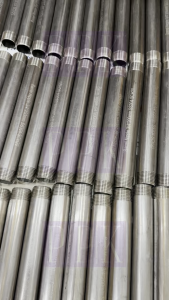 ท่อสั้น สแตนเลส 304 เกลียว 2 ข้าง ไม่ขึ้นสนิม ขนาด 1"- 2" แกนยาว 100-300 มม. Sch.20 ท่อต๊าปเกลียว ท่อแป๊ปเกลียวนอก