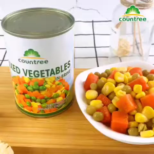 COUNTREE [Lon 400g] HỖN HỢP RAU CỦ ĐÓNG HỘP [CHINA] Mixed Vegetables in Brine