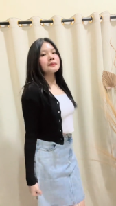 BestStore - Atasan Rajut Crop Leony Lengan Panjang / Atasan Crop / Atasan Wanita Lengan Panjang / Crop