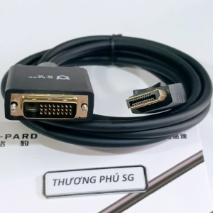 Cáp DisplayPort ra DVI dài 1.8m / Chuẩn DVI-D (24 + 1 chân Kim) (DP to DVI Cable) M PARD