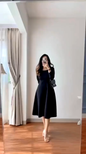 Terlaris Nina Dress Pesta Wanita Formal Kekinian Dress Kantor