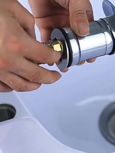 Salon Sink Replacement Part Faucet and Sprayer Hose Kit for Salon Bath Bowl
