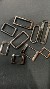 Ring Kotak Cor / Babet Impor Black Nikel