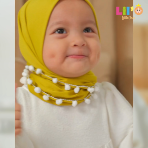 Sofia Hijab By LilO - Little Bee Boutique - Jilbab Anak Pashmina - Hijab Anak Perempuan - Kerudung