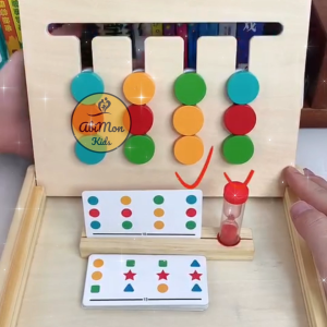 Trò Chơi Tư Duy 4 Màu Cho Bé || có kèm thẻ thử thách || giúp phát triển khả năng logic rất tốt cho các Bé từ 3 tuổi