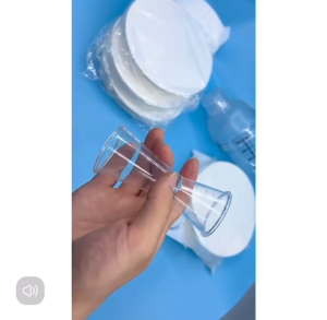 Ounce Cup Double Head Measuring Cup 40cc Acrylic Transparent Measuring Cup Milktea Measuring Cup