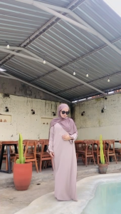 Amara Syuqy - Mahalini Abaya Dress Gamis Batwing