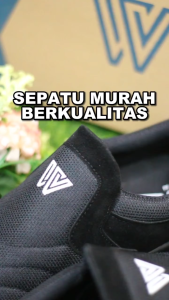 Sepatu Slip On Pria Wioz W 18751 Sepatu Kets Kuliah Kerja santai jalan kasual trendi Warna Hitam