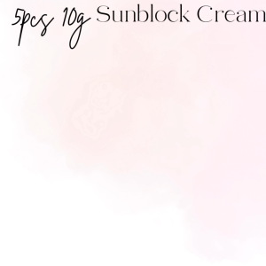 5pcs Generic Sunblock Cream SPF50 10g/25g