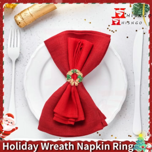 Christmas Gold Napkin Rings: Elegant Holiday Decor & Festive Table Accents