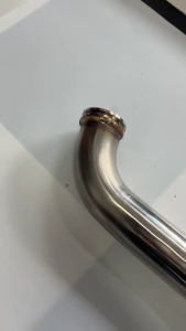 ท่อแทนแคท สำหรับรถรุ่น ออนิว 3.0 ปี 20 ขึ้นไป งานดัด CNC เกรดสแตนเลส 201