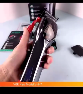 VGR V-647 9000rpm Magnetic Motor Salon Hair Cut Machine Cordless Rechargeable Professional Hair Clipper For Men