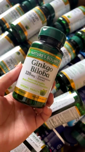 Viên uống bổ não hỗ trợ cải thiện trí nhớ Natures Bounty Ginkgo Biloba 120mg - 100 viên