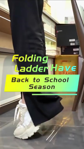 3/4/5/6 Layers Aluminum Folding Step Ladder Household Portable Multifunction Ladder Step Non-Slip Foldable Firm pedal