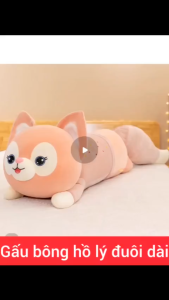 Thú Bông Cáo Đuôi Dài Gấu Bông Hồ Ly Đuôi Chồn Dễ Thương kích thước 110-160cm - Thingkids