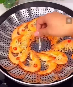 Xửng hấp inox có chân Chubby Chef dùng hấp cách thủy để ráo nước trái cây 3 kích cỡ chân đế hấp bánh hấp đa năng