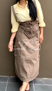 Najma Jumpsuit Cargo // Overall Cargo Wanita Kekinian Ukuran Jumbo XL//XXL