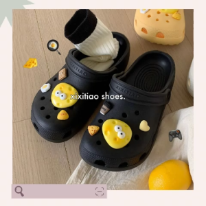 QDshop งานดีงานปังเข้าใหม่พร้อมส่ง รองเท้ารัดส้นหัวโตแฟชั่น สไตล์เกาหลี งานสวย ทรงน่ารัก พร้อมส่งให้เลือกหลายสี แถมฟรีตัวติดน้องชีสสุดคิ้วท์ ใครไม่อยากพลาดของดีๆแบบนี้ รีบกดสั่งได้เลย