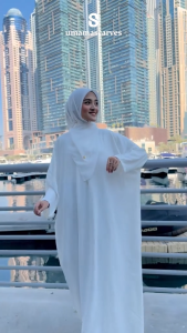 Hijab PARIS COTTON EYELASH POUCH Metal Logo (S) Diamond Umama Scarf