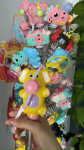 (Kẹo đồ chơi trẻ em) Đồ chơi cái quạt và quạt phát sáng 6g