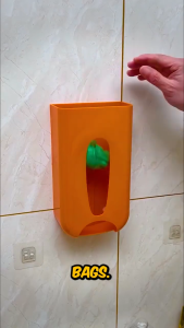 **TOP SELLING** 2024 NEW Multifunctional Storage Box kitchen wall hanging Plastic Bag Dispenser Garbage Bags Storage Box bathroom Organizer shoe cover Roll Paper storage case holder 塑料袋收纳盒