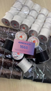 Cuộn Chỉ Nối Tóc Cao Cấp Cuộn Dày 3 Màu Đen - Nâu - Trắng Chuyên Dụng Cho Salon Siêu Bền Siêu Dai Khó Đứt Chất Lượng