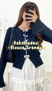 LEORA BLOUSE KNIT KOREAN PITA