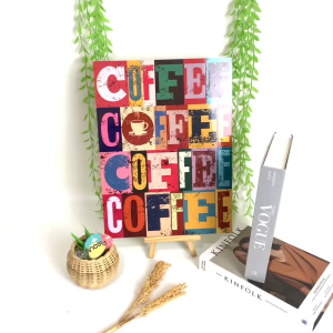 TENNESY HIASAN DINDING COFFEE ART 30x40CM WALL DEKOR PAJANGAN KAYU POSTER DEKORASI DINDING CAFE KAMAR TIDUR RUMAH