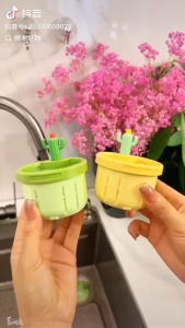 Cactus Sink Filter Basket Creative Drain Basket Kitchen Sink Strainer Food Catcher Sink Drain Basket Kitchen Tools & Gadgets