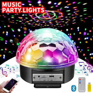 【Buy 1 Take 1】Lighting Crystal Magic Ball Christmas Light DJ Lights For Dance Club Party + Remote Control