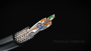 Vention Kabel LAN Ethernet RJ45 Cat8 Gigabit Network Patch UTP 0.5m 1m