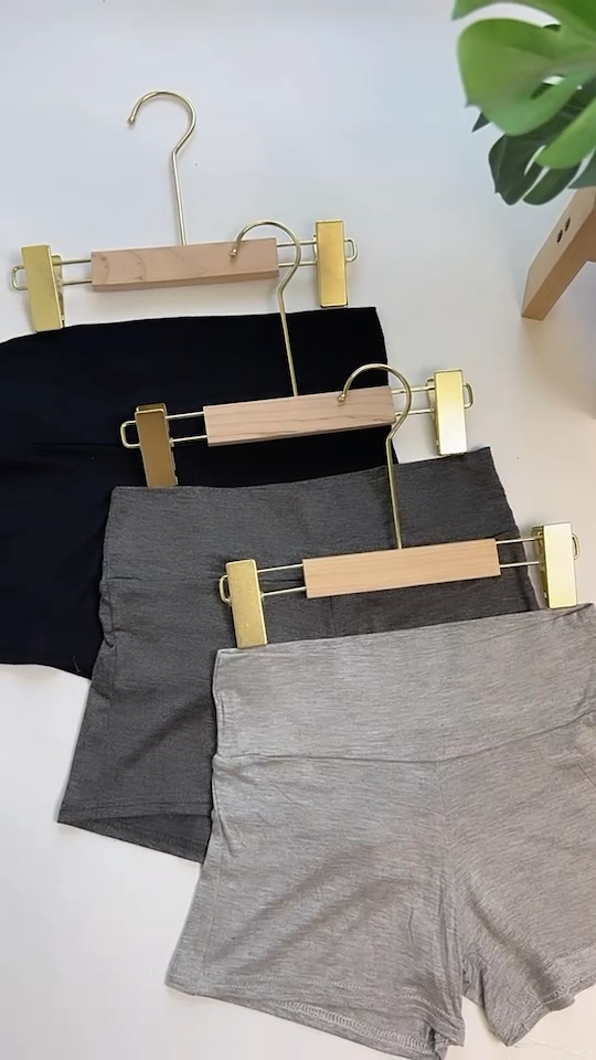 กางเกงขาสั้น สายฝอ สะโพกเด้ง ผ้ายืด นุ่มเย็นสบาย ใส่ซับในกันโป๊ได้ 26-38 พร้อมส่ง